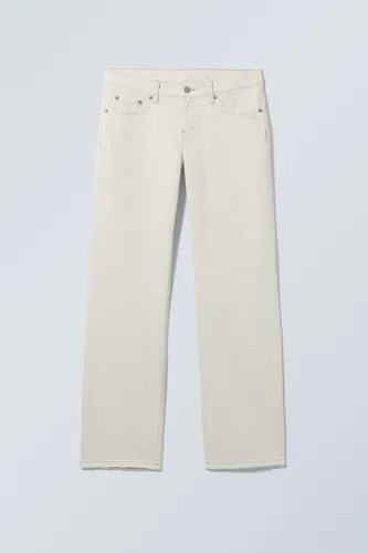 Arrow Low Straight Jeans - White