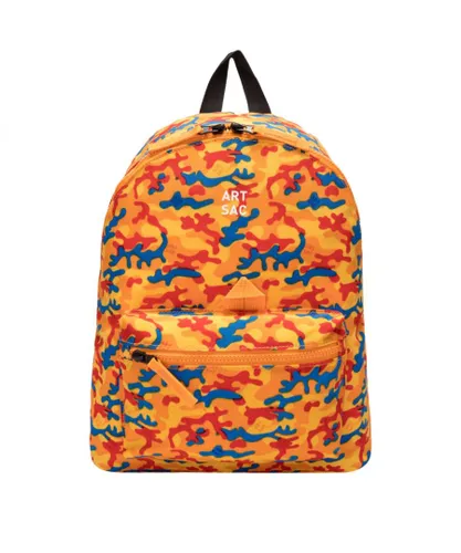 Art Sac Unisex Jakson Single M Backpack - Orange Nylon - One Size