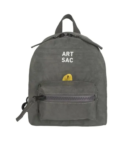Art Sac Unisex Jakson Single S Backpack - Grey Nylon - One Size