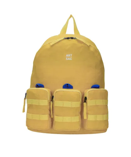 Art Sac Unisex Jakson Triple L Backpack - Yellow Nylon - One Size