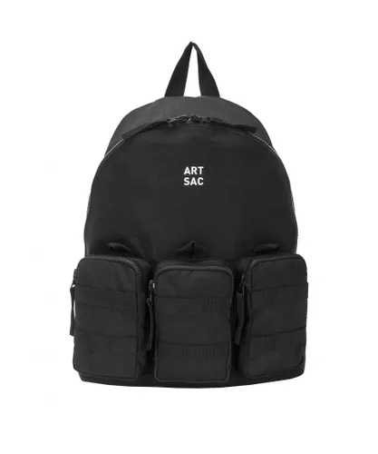 Art Sac Unisex Jakson Triple M Backpack - Black Nylon - One Size