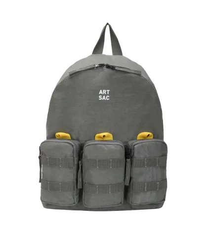 Art Sac Unisex Jakson Triple M Backpack - Grey Nylon - One Size