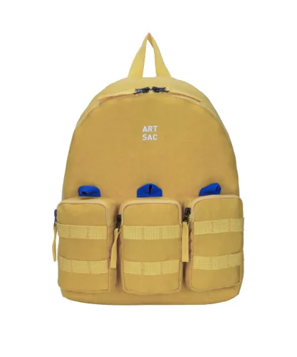 Art Sac Unisex Jakson Triple M Backpack - Yellow Nylon - One Size