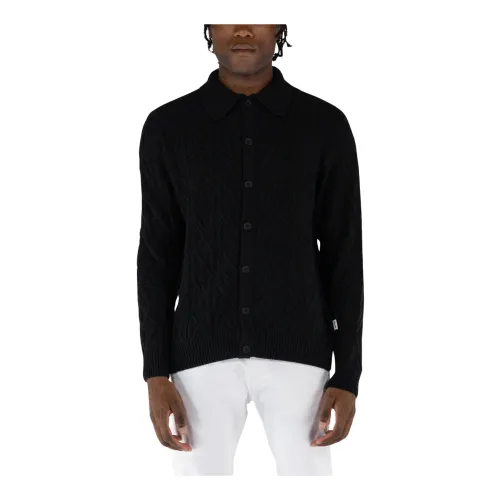 Arte Antwerp , Multi Texture Sweater ,Black male, Sizes: