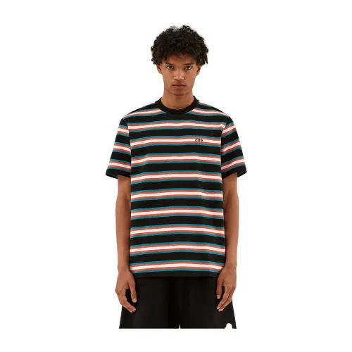 Arte Antwerp , TÃ©ry Stripes T-shirt ,Black male, Sizes: