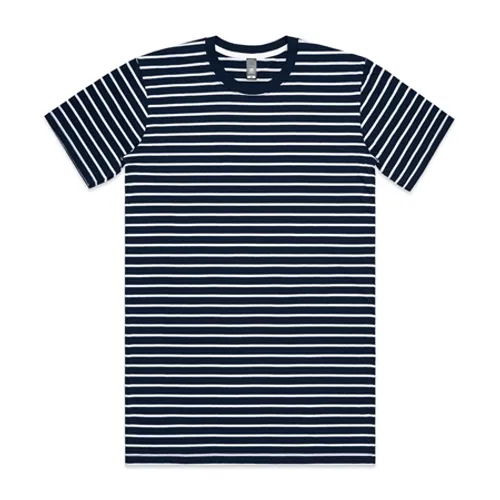 AS Colour Staple Stripe T-Shirt - Navy & White