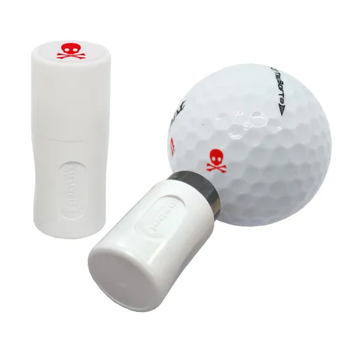 Asbri Golf Skull Ball Stamper - Red