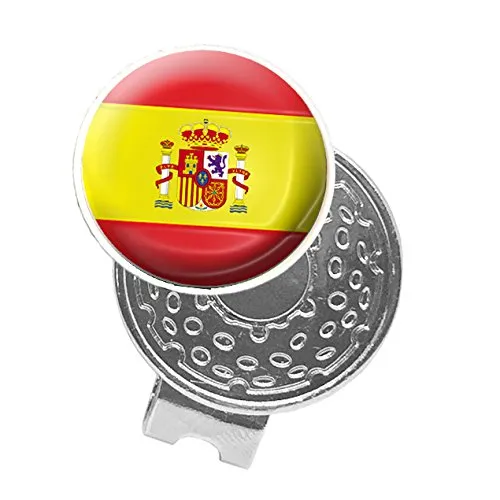 Asbri Golf Unisex Adult Spain Cap Clip - Silver