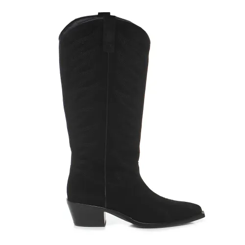 ASH , Elegant High Boots for Women ,Black female, Sizes: