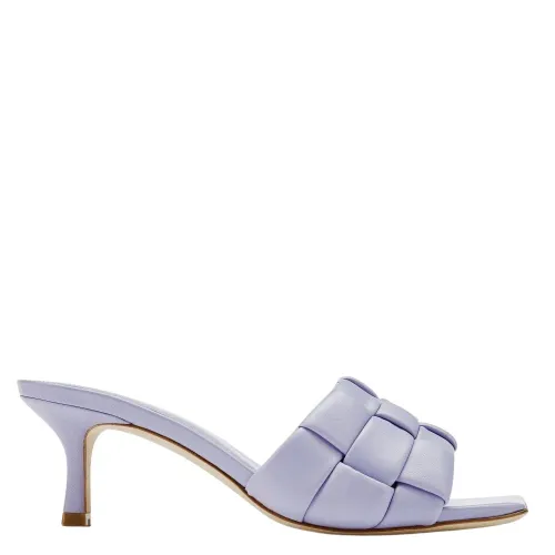 ASH , Lila Leather Woven Sandals Ss22 ,Purple female, Sizes: