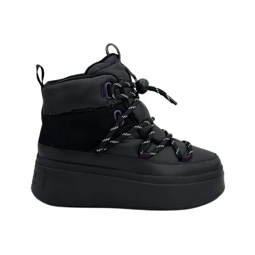ASH , Montana Black Padded Boot ,Black female, Sizes: