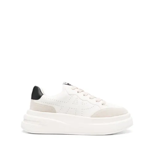 ASH , Perforated Leather Sneakers ,White female, Sizes:
