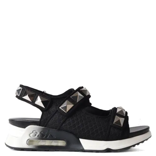 ASH , Summer Mesh Sporty Sandals ,Black female, Sizes: