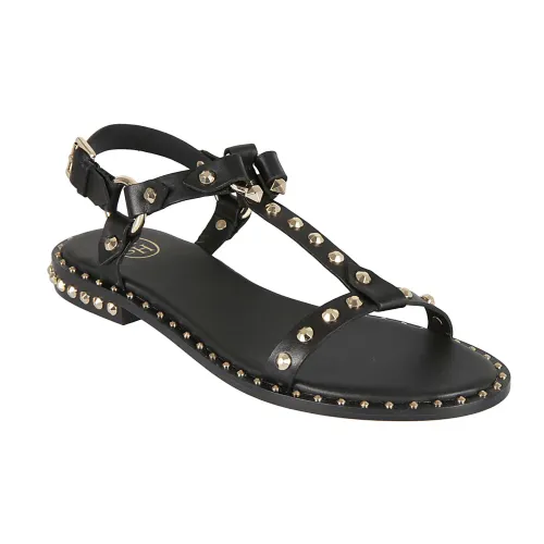 ASH , Women's Shoes Sandals Black Ariel Gold Ss24 ,Black female, Sizes: