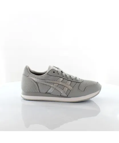 Asics Asicstiger Curreo II Mens Grey Running Trainers Leather