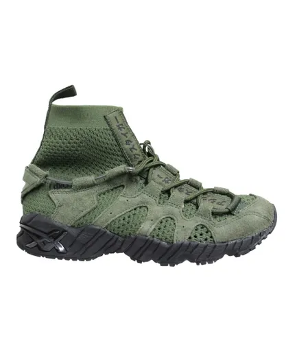 Asics Asicstiger Gel-Mai Knit MT Mens Green Trainers Leather