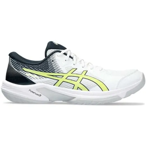 Asics  Beyond Ff White Glow Yellow  men's Indoor Sports Trainers (Shoes) in White