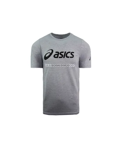 Asics City Attack Mens Grey T-Shirt Cotton
