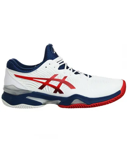 Asics Court FF 2 Clay Tennis Mens White Trainers