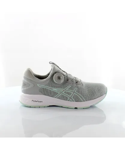 Asics Dynamis BOA Womens Grey Running Trainers Leather