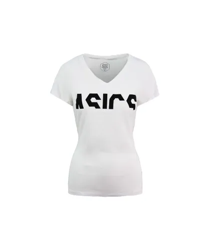 Asics Essentials GPX Womens White T-Shirt Cotton