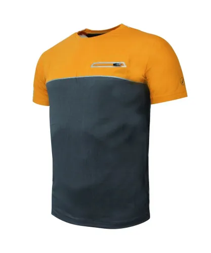 Asics fuzeX Mens Yellow Reflective T-Shirt - Grey