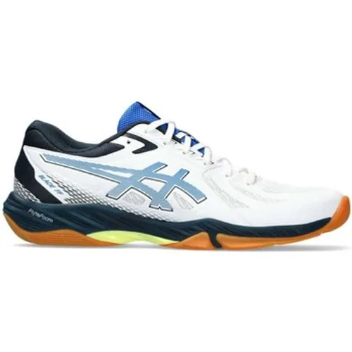 Asics  Gel-blade Ff White Illusion Blue  men's Indoor Sports Trainers (Shoes) in White