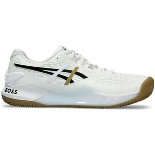 Asics  Gel-resolution 9  men's Tennis Trainers (Shoes) in White