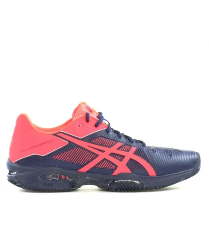 Asics Gel-Solution Speed 3 Clay Womens Blue Padel Trainers