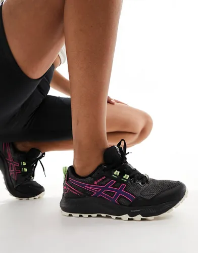 Asics Gel-Sonoma 7 GTX running trail chunky sole trainers in black