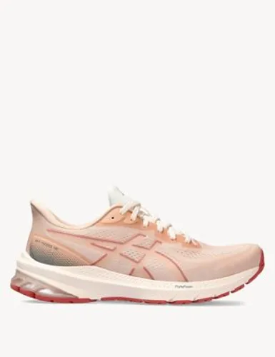 Asics GT-1000 12 Lace Up Mesh Detail Trainers - 3 - Magenta, Magenta