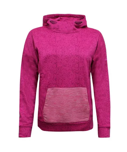 Asics Knit Womens Pink Hoodie