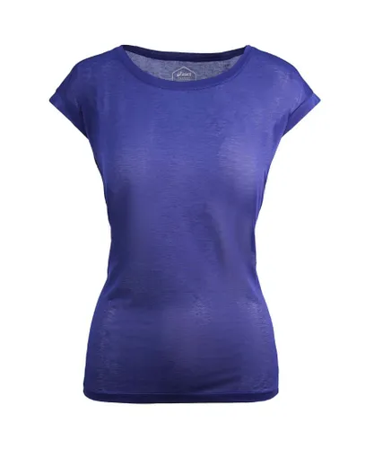 Asics Layering Womens Blue T-Shirt