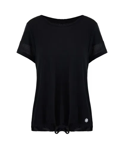Asics Logo Womens Black T-Shirt