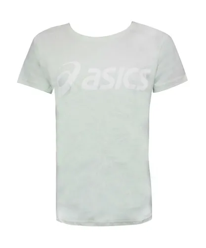 Asics Logo Womens Mint T-Shirt - Green
