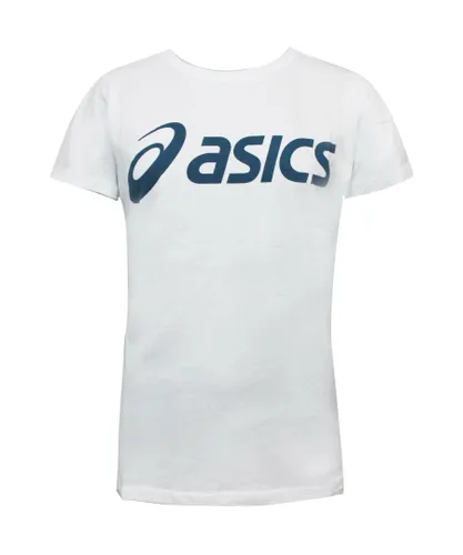Asics Logo Womens White T-Shirt