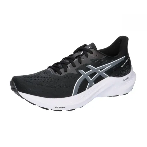 ASICS Mens GT 2000 12 Running Shoes Black/White 8.5 (43.5)
