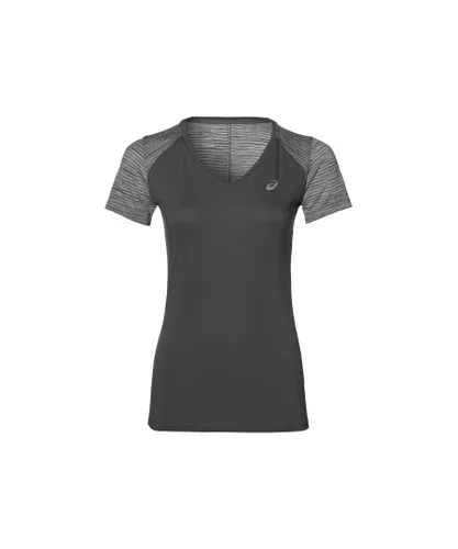 Asics Motion Cool FuzeX Womens Grey T-Shirt