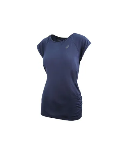 Asics Motion Dry Raglan Womens Navy T-Shirt