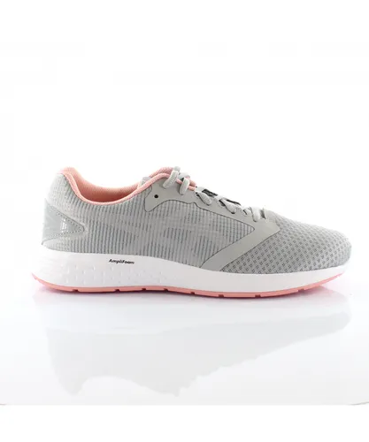 Asics Patriot 10 Womens Grey Running Trainers Textile