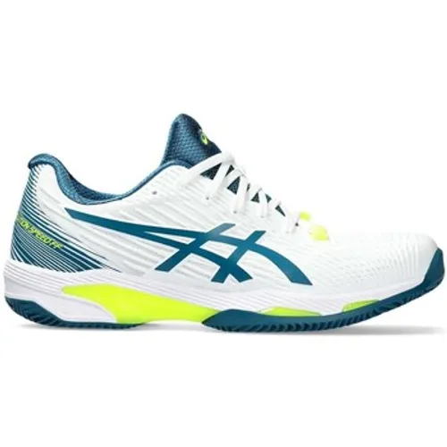 Asics  Solution Speed Ff 2 Clay White Restful Teal  men's Tennis Trainers (Shoes) in White
