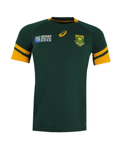 Asics South Africa Rugby SB Home Fan Mens Green T-Shirt