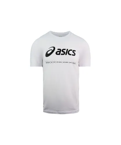 Asics Unisex City Attack Mens White T-Shirt Cotton