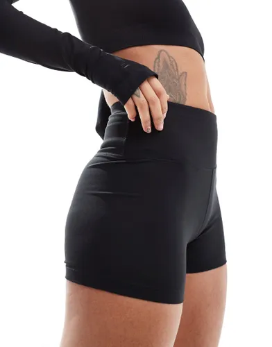 ASOS 4505 Icon 3 inch booty short in soft touch with quick dry in black