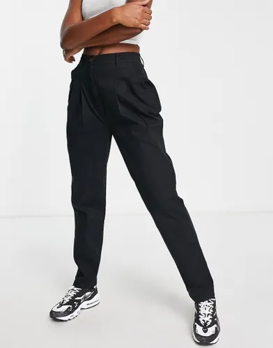 ASOS DESIGN Hourglass chino trousers in black