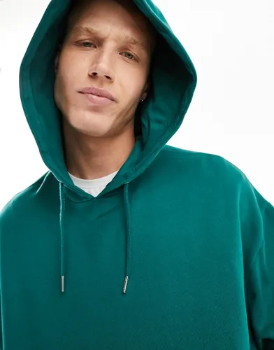 ASOS DESIGN oversized hoodie in green