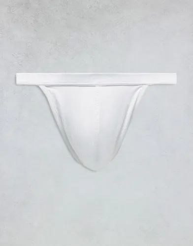 ASOS DESIGN swim thong in white