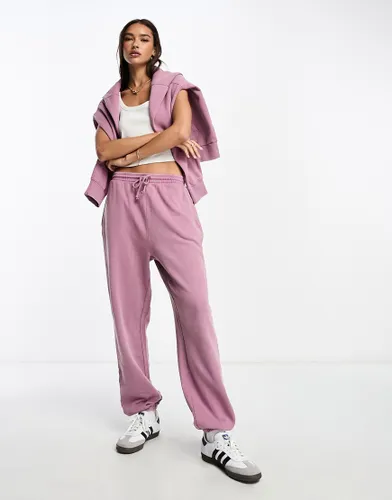 ASOS DESIGN Ultimate Jogger co-ord in washed aubergine-Purple