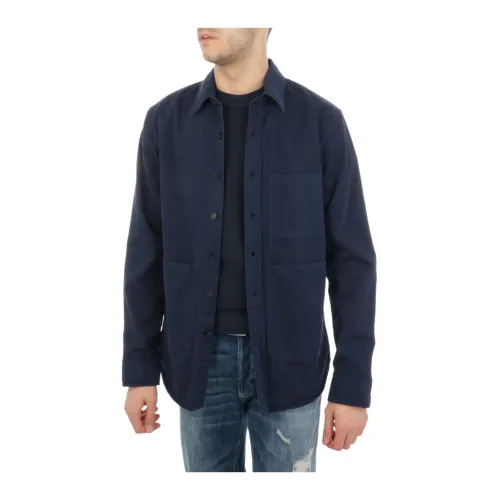 Aspesi , 85096 UT Shirt - Elevate Your Casual Wardrobe ,Blue male, Sizes: