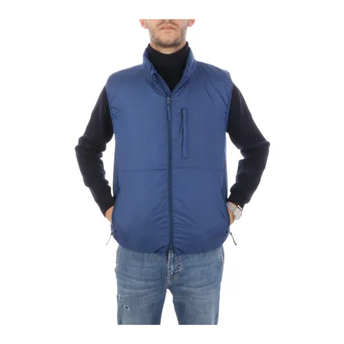Aspesi , G1997961 Outdoor Vest - Stay Warm and Stylish ,Blue male, Sizes: